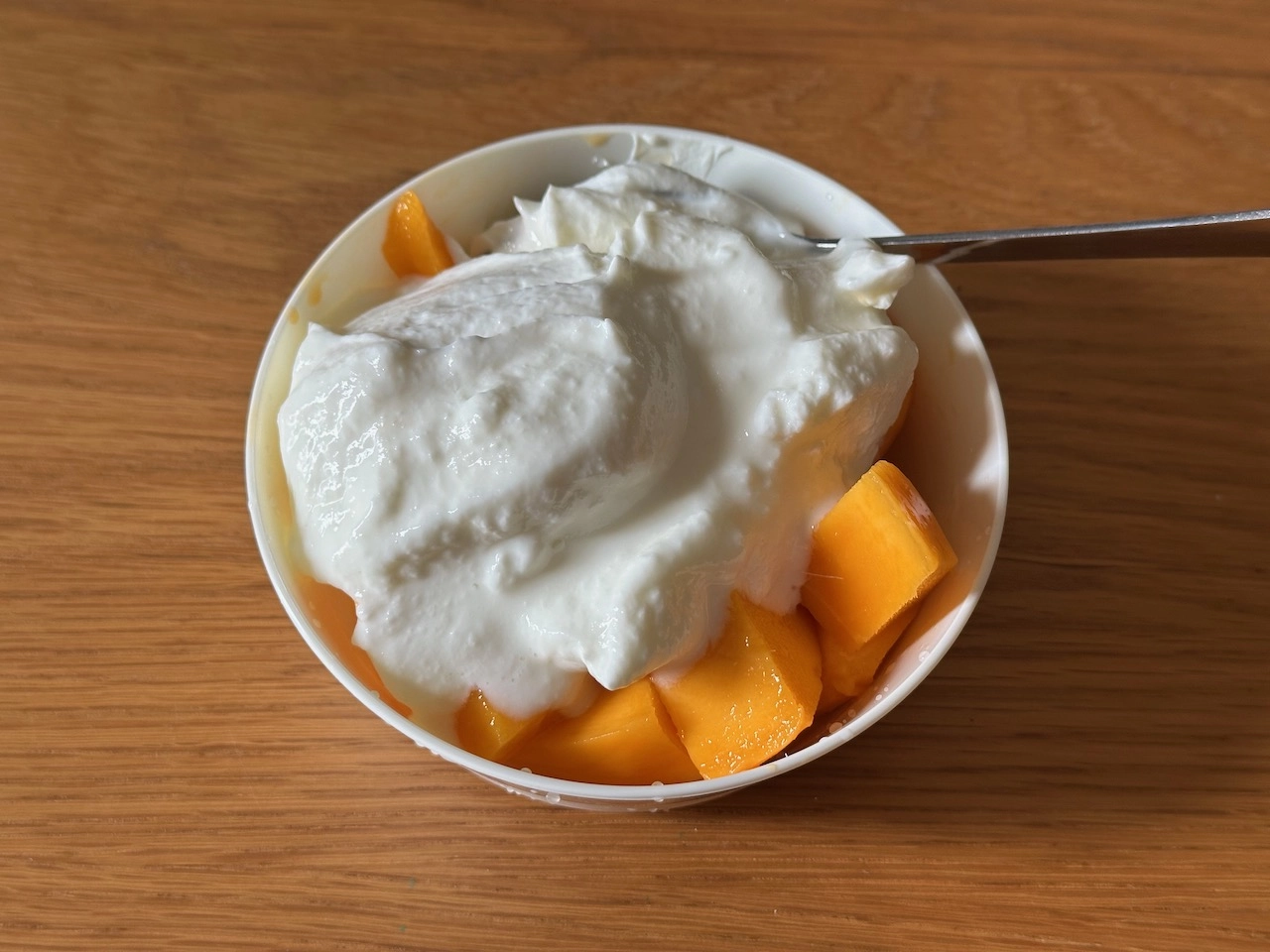 yogurt and mango